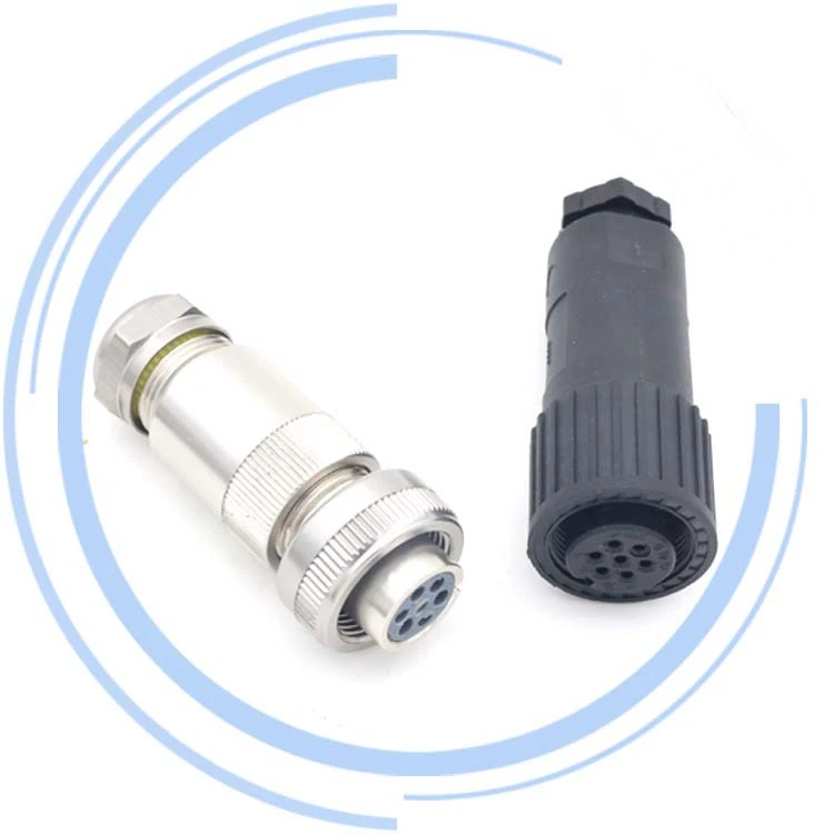 

Proportional Valve Connector 7-core Plastic/metal Plug Aviation Hydraulic Valve Connector