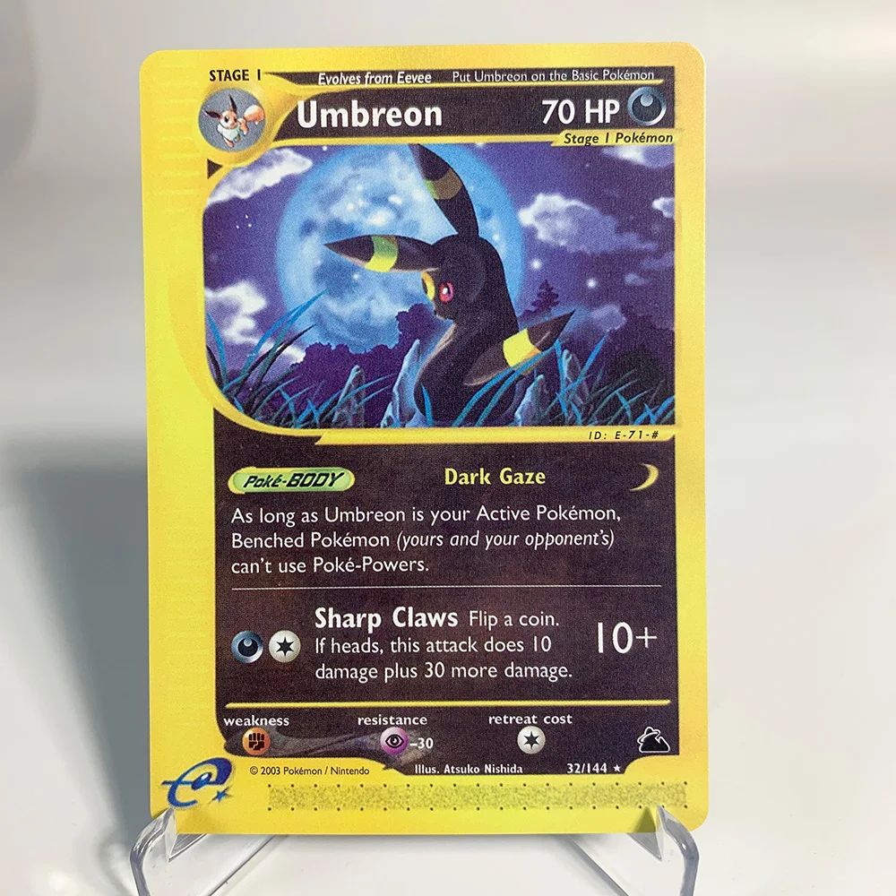 what's the rarest card in pokemon go Pokemon Card Game Tcg Deck Sleeves Premium Gloss Moonlight and Umbreon [White] main image 1