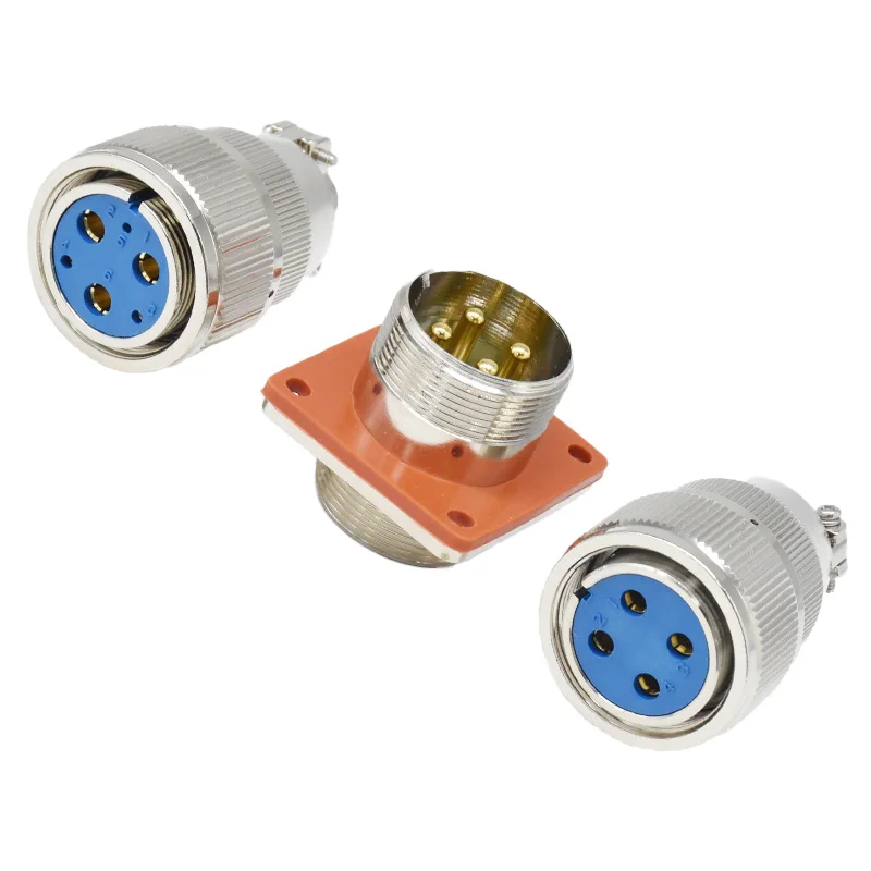 Glass Sinter OEM 5Pin Quick Speakon Aviation Stainless Steel IP67 Waterproof Plug Socket Sealed Power Hermetic Connector