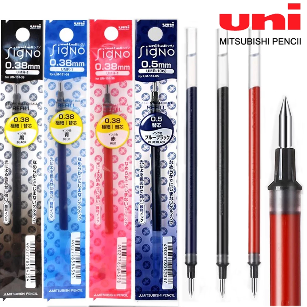 

Japan UNI Gel Pen Refill UMR-1 Replacement Refill Is Suitable for UM-151 Quick-drying Smooth Waterproof School Office Stationery