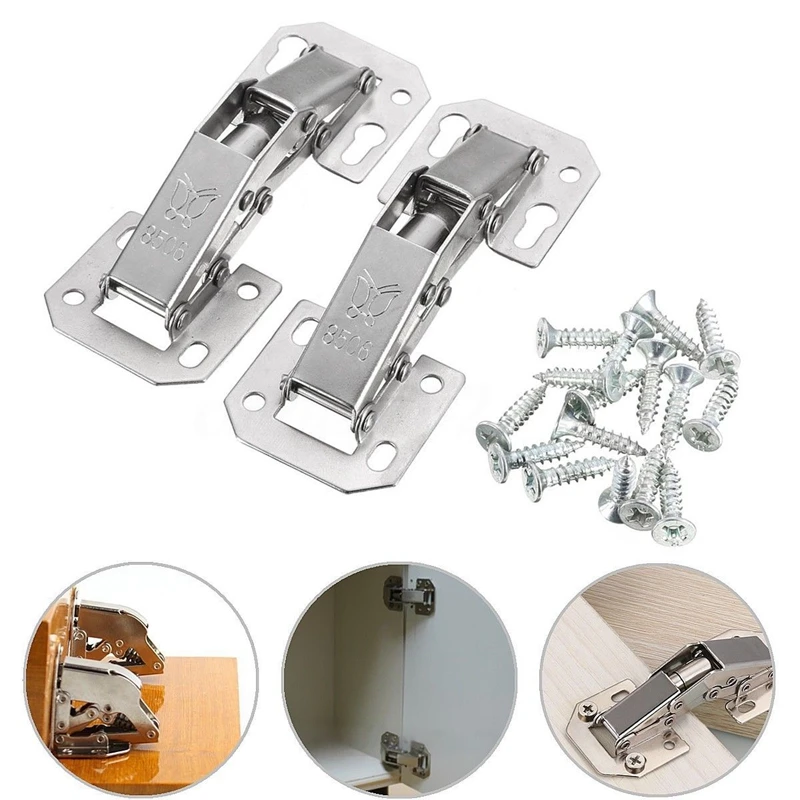 12Pcs Kabinet Accessoires: 10 Pcs Deur Drawer Pull Knop Kabinet Handvat Hardware & 2Pcs Soft Close Keuken Kast Kast Wardr