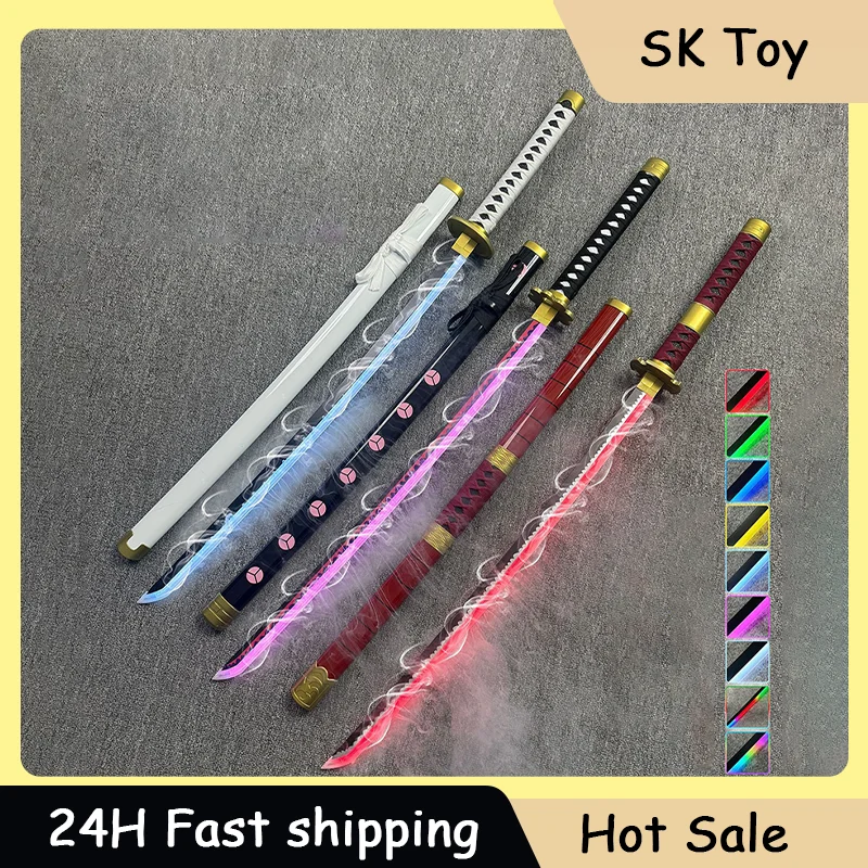 Katana Japonesa Shusui de 103 cm, Cuchillo de Cosplay, Wado Ichimonji, Espada Samurai con Humo Brillante, Sandai Kitetsu, Accesorios de Cosplay, Cuchillo de Regalo