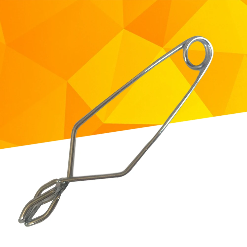 

Laboratory Test Tube Clamp High Temperature Self Closing Spring Flask Holder Supply For Home Beaker