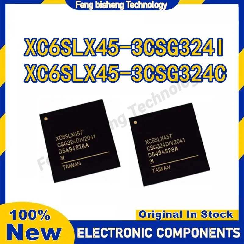 XC6SLX45-3CSG324C XC6SLX45-3CSG324I Original and authentic programmable logic device (CPLD/FPGA) chip. Package BGA-324