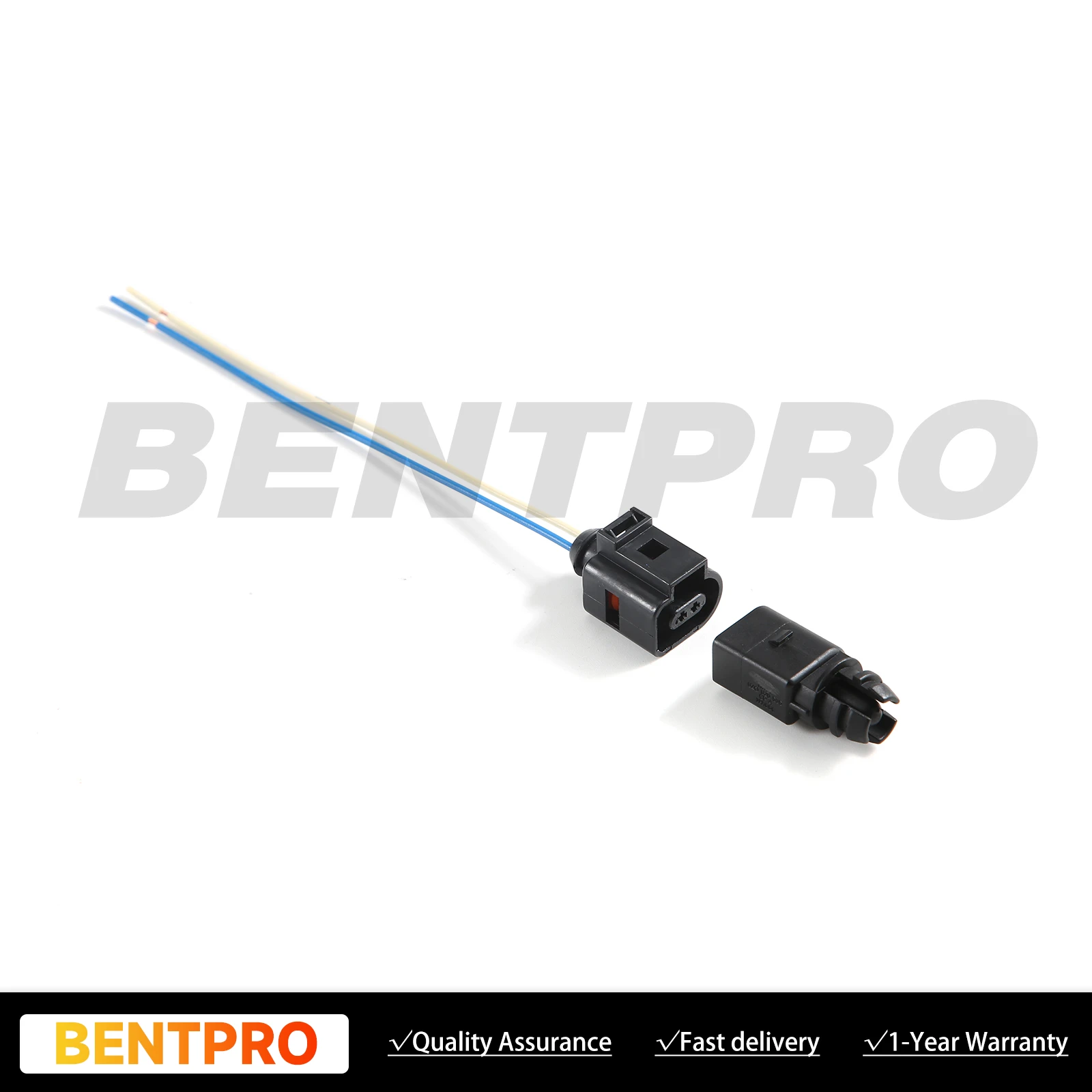 

Датчик температуры окружающего воздуха с 6-дюймовым 2-контактным разъемом и кабелем для Audi или VW 8Z0820535 1J0973702