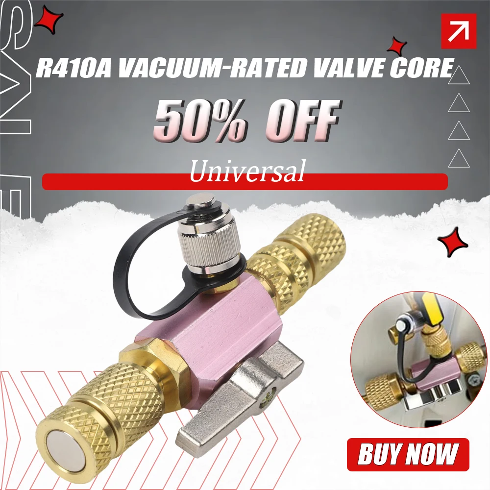 

5/16" Женская раструб X 1/4" Мужская раструб Эффективный инструмент для удаления сердечника клапана R410A Инструменты для удаления сердечника клапана с вакуумным рейтингом