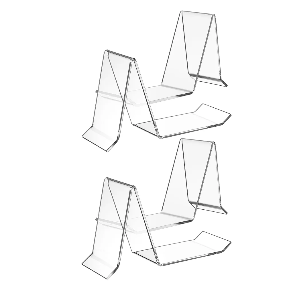 4 Stück Schuhe Display Rack klare Racks Einzelhandel geschäft Stand Set Form Typ Sneaker Ständer Acryl