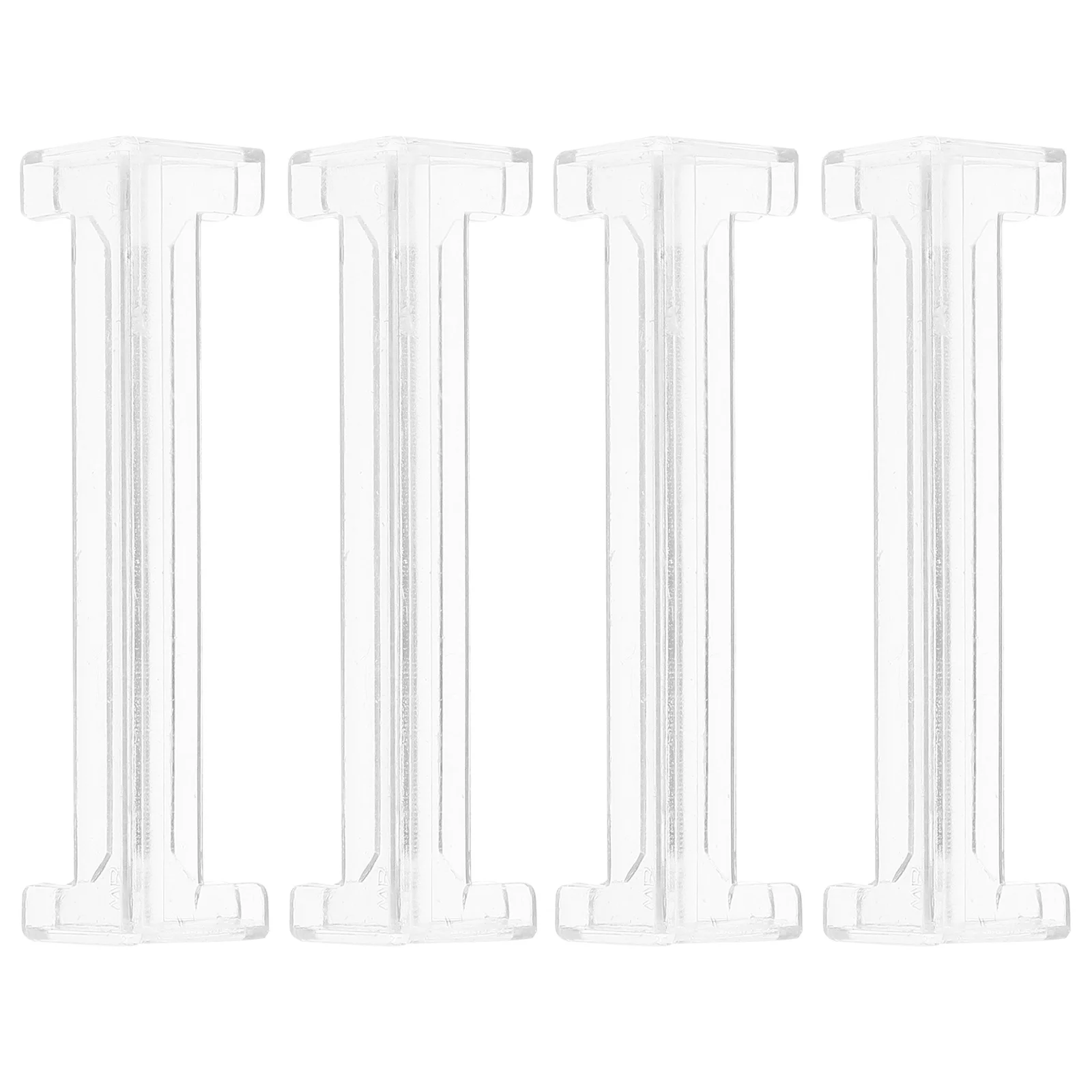 

4Pcs Vertical Blind Connectors Clear Plastic Valance Return Corners Vertical Blinds Dust Covers Blinds Parts Accessories