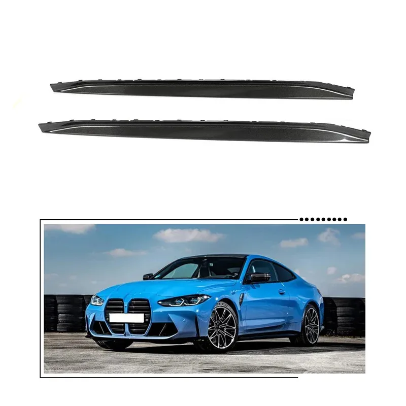 

Carbon Fiber G82 Side Skirt Extension Lip For New 4 Series G82 M4 Coupe Competition 2021 2022 2023