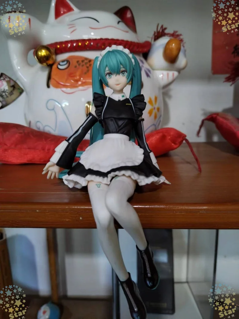 Furyu Hatsune Miku figura de Anime Vocaloid Hatsune, estatuilla de tapón de fideos, modelo de Pvc, estatua, juguetes coleccionables, regalos de cumpleaños