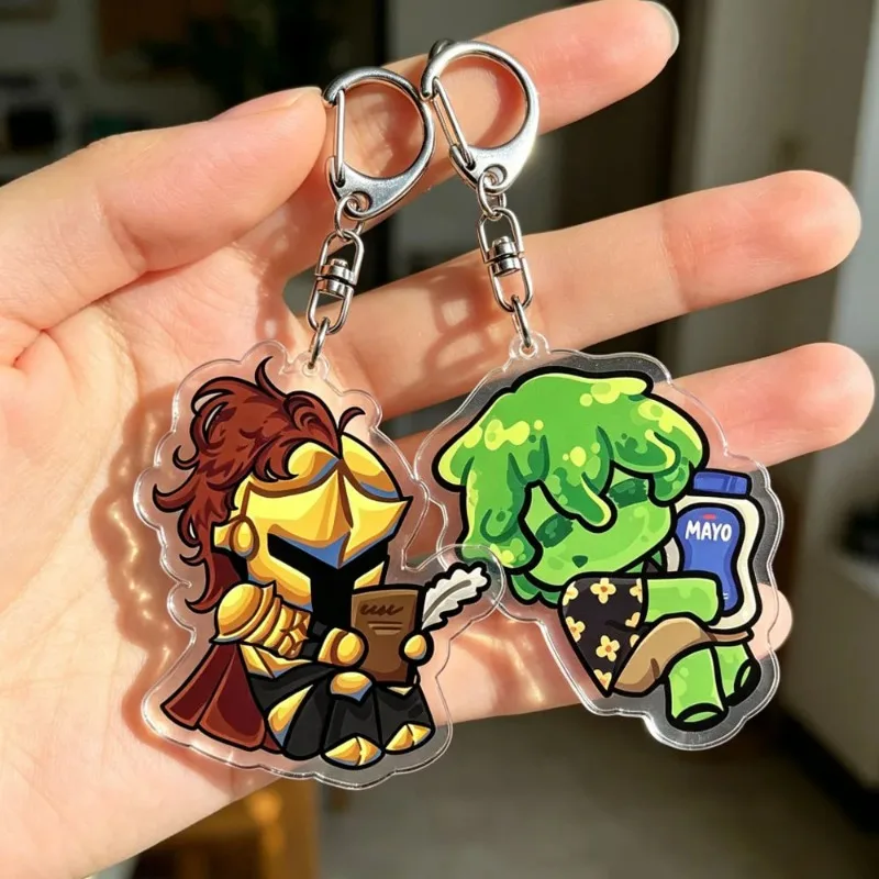 Llaveros de dibujos animados Chibi Avery The Mayo D3rlord3, llaveros de dibujos animados Chibi, joyería, regalos para fanáticos de juegos de manga