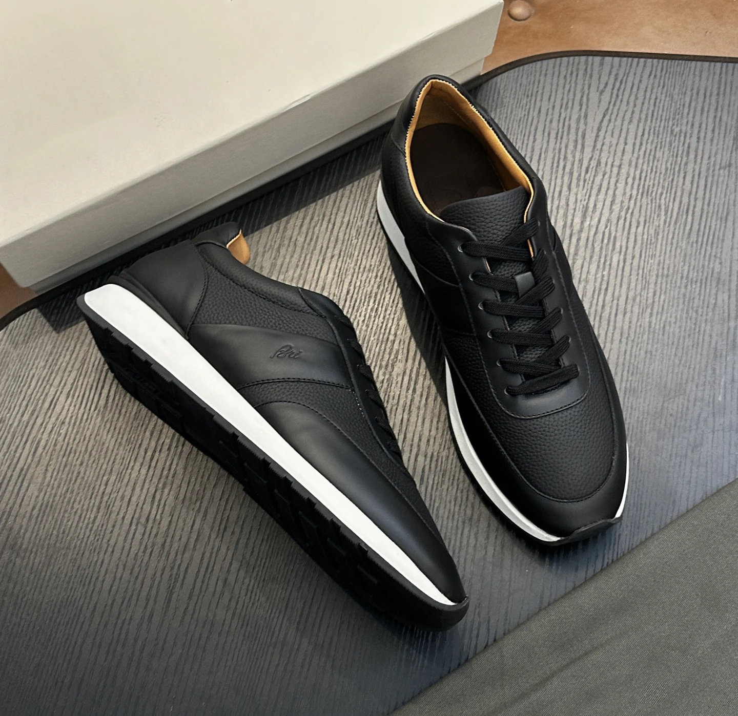 

OECHSLI Shoes Cowhide 2025 new fashion sneakers sports genuine leather high quality comfort Men‘s European big size 38-46