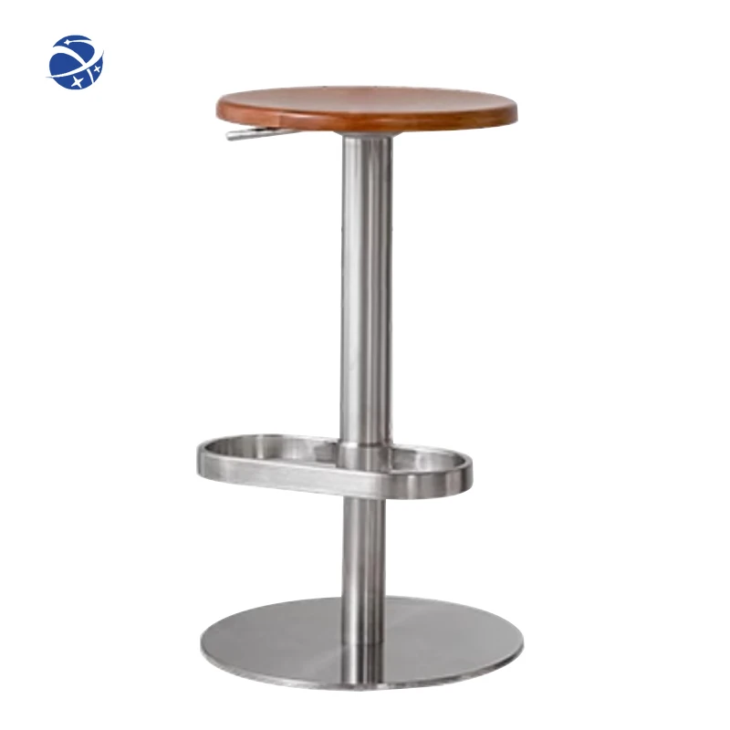 yyhcMD heart furniture|Modern solid wood stainless  can lift and rotate bar seats Bar Stool High Chair Simple household stool