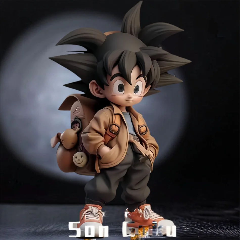 Son Goku Dragon Ball Anime Figure Super Genki Bomb Luminous Figures Gk Figurine Pvc Statue Model Doll Collectible Gifts To