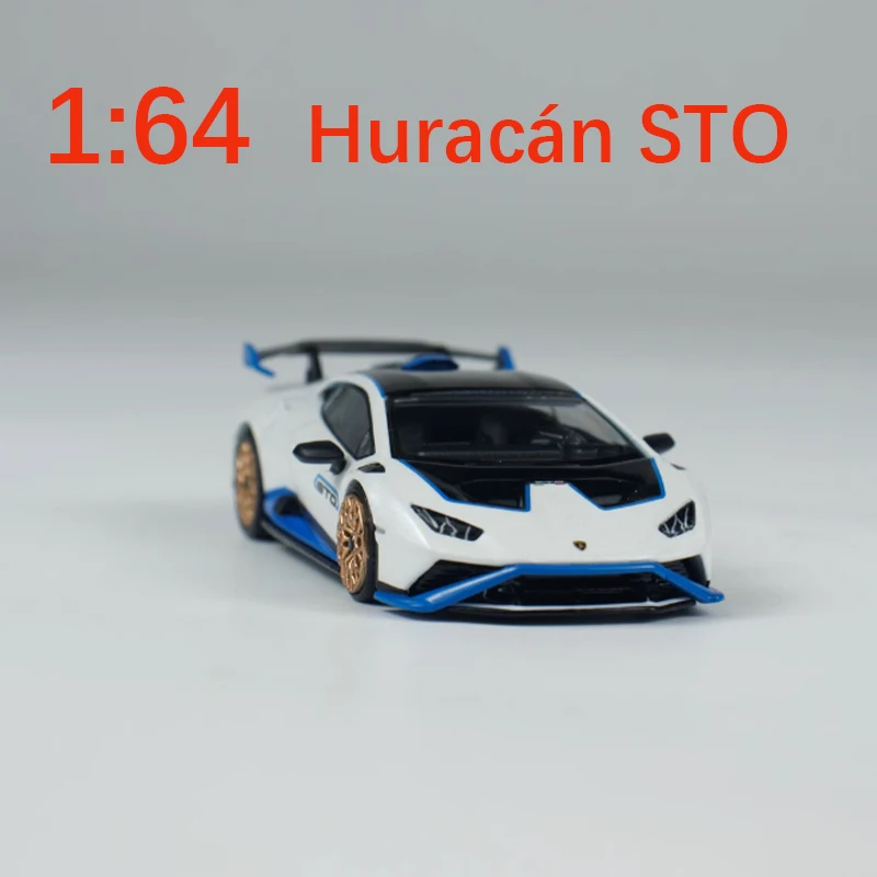 

Литой под давлением оригинальный масштаб 1:64 Huracan STO модель из сплава, имитация украшения, хобби, сувениры, коллекция подарков, статический дисплей