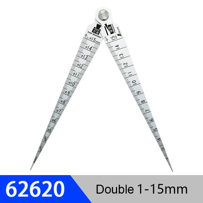 SHINWA Penguin Stainless Steel Taper Gauge 62620 for Measuring Length Depth Inner Dimension Clearance Gap Measurement 1PCS