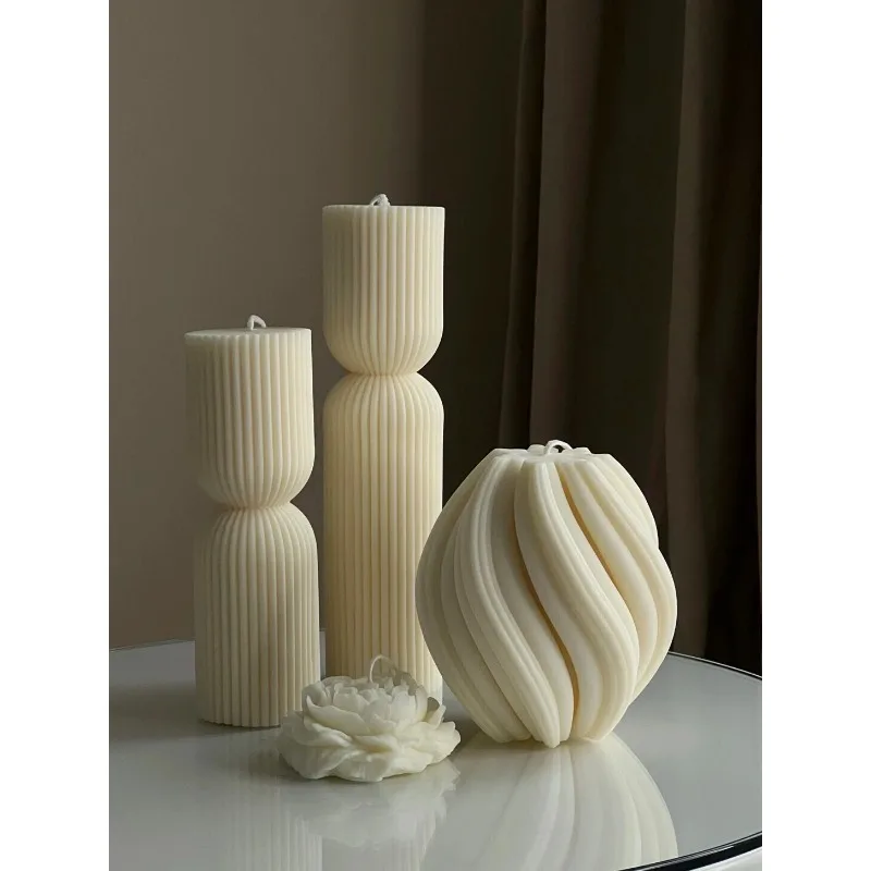 Four-piece original version modeling scented candles niche premium candlelight dinner shooting props home decoration ornaments