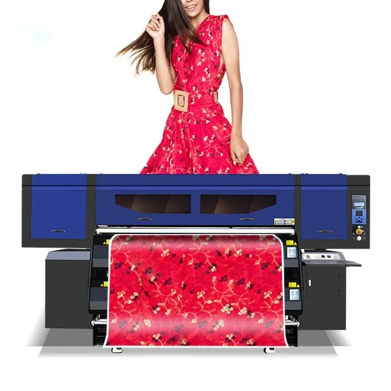 Kommerzieller Hochgeschwindigkeits-Sublimationsdrucker mit 320 m2/h und 8 i3200-Köpfen