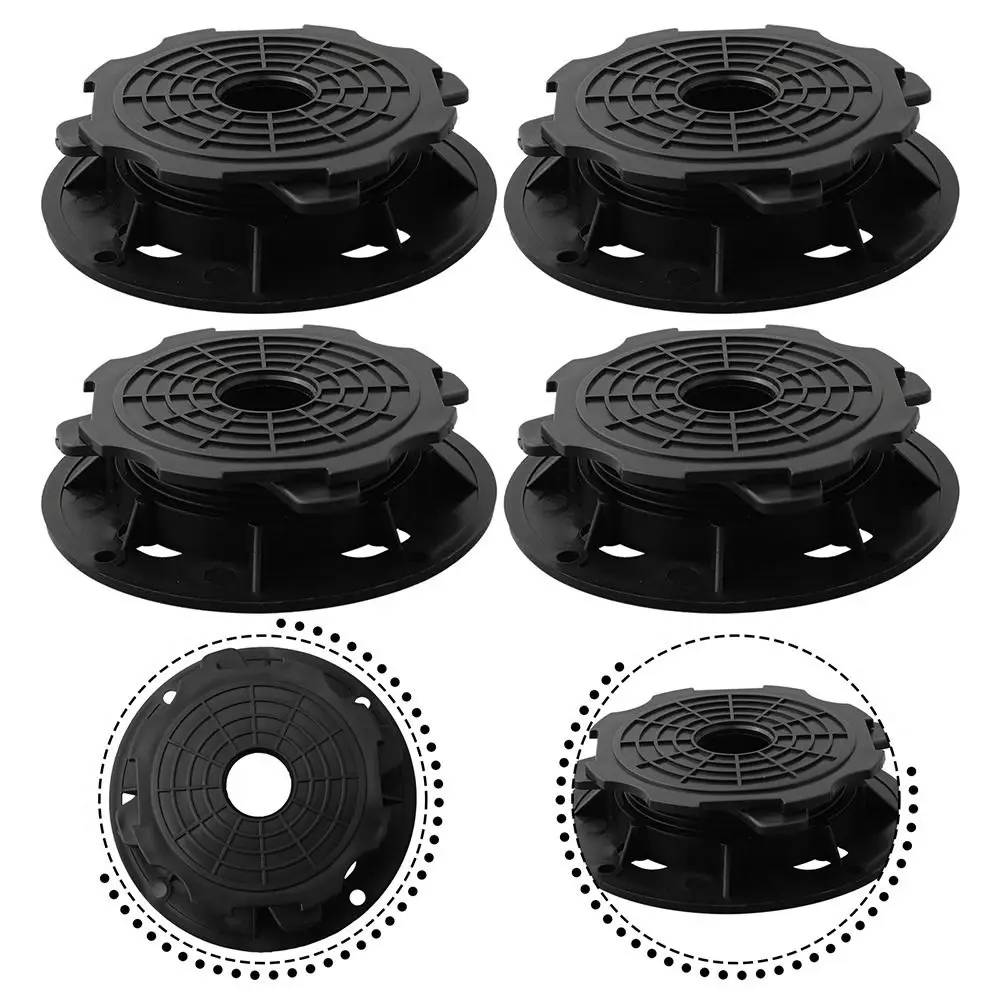 1/2Pcs Height Adjustable Decking Support Pedestal Set Eliminate Slope Difference Terrace Bearing Deck Support Base Slab Bearing