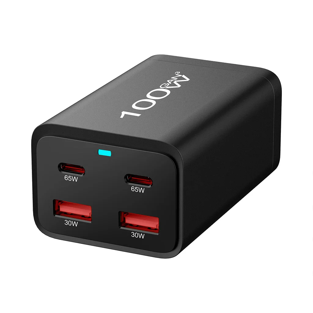 Hot  6 Ports 200W GaN Fast Charger 4.0 3.0 Type C PD USB 100W Quick Charging QC4.0 3.0 Power Adapter For Samsung Laptop IPhone