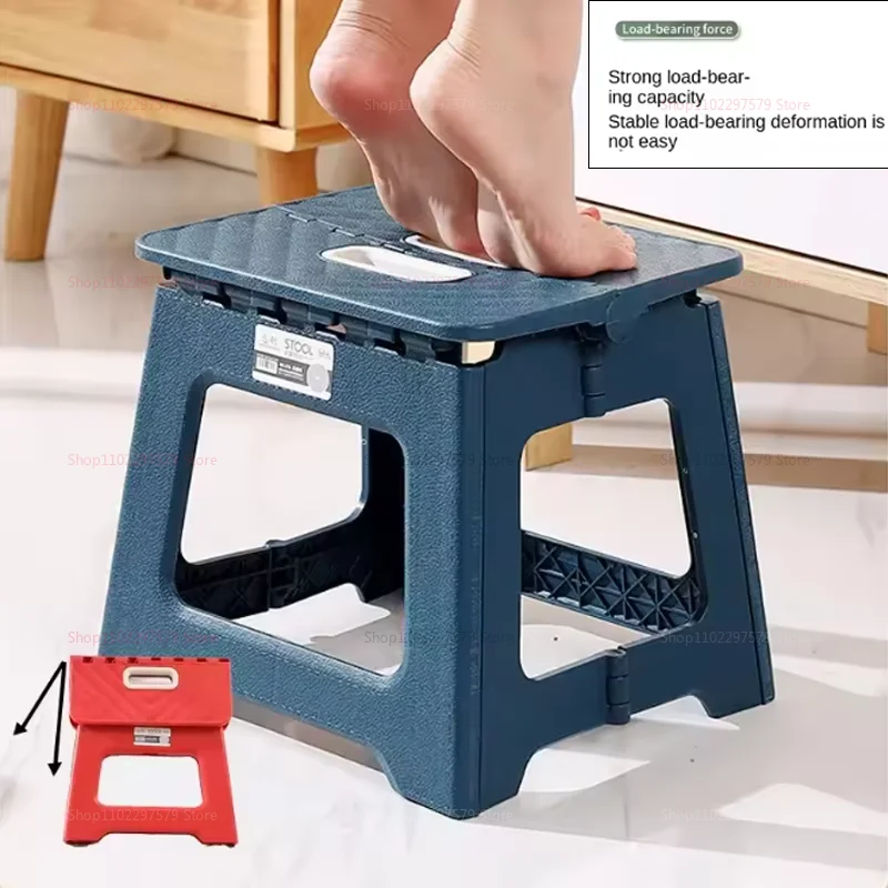 Portable Foldable Compact Mini Stool Thickened High-Quality Plastic Stool – Fits Adults & Kids for Outdoor Fishing & Picnics