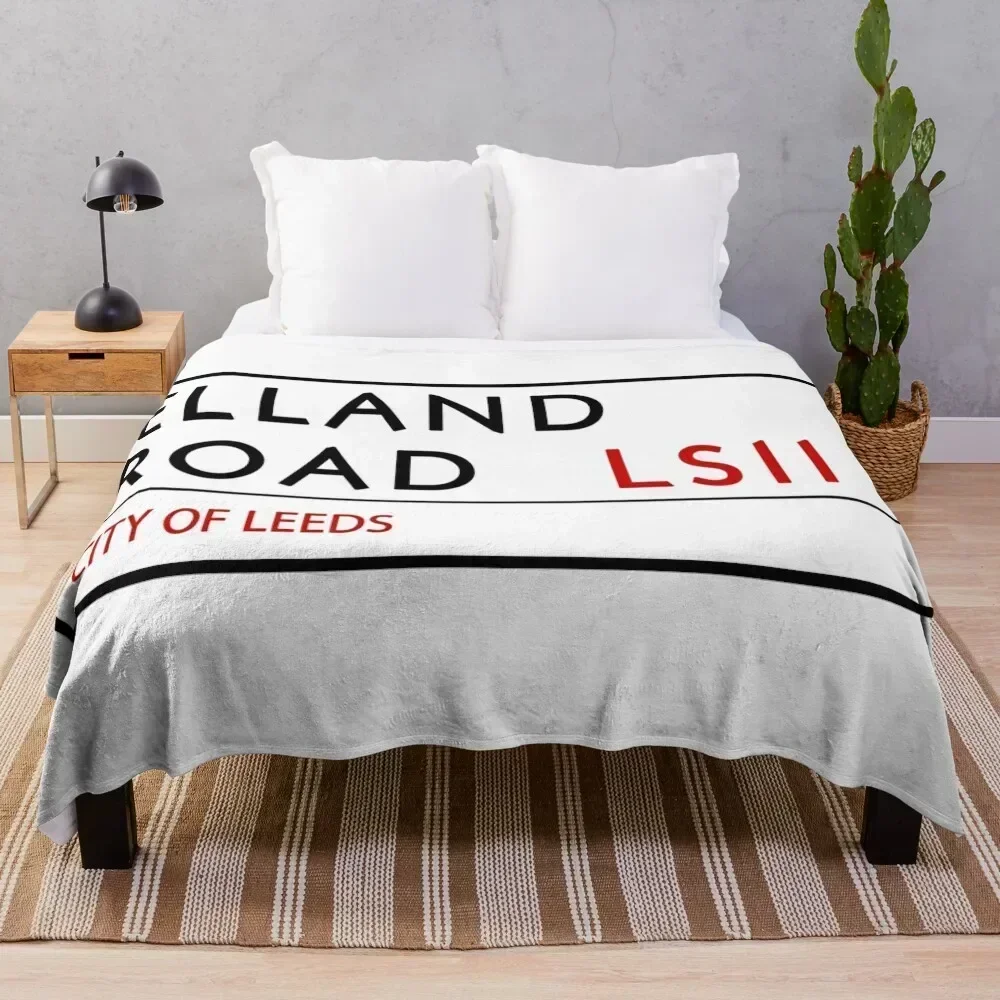 

Elland Road Throw Blanket Elegant Warm Throw Blanket for Hotel Home