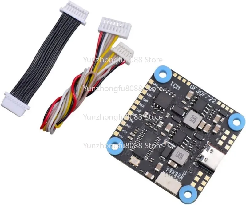 30.5X30.5mm Dual Gyro F7 Flight Controller AIO OSD 5V 8V BEC and Black Box 2-6S, FPV Spare Parts