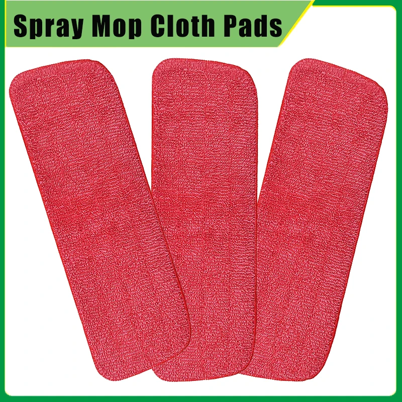 Replacement Cleaning Tools Microfiber mop Pad For Spray Mops Wet And Dry dual purpose Cleaning Mop cloth Washable Mop Pads