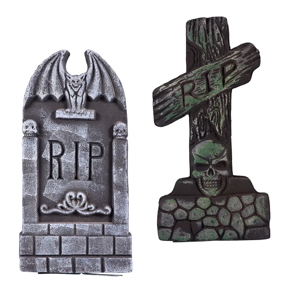 2-pieces-decorations-de-halloween-2024-en-mousse-pour-exterieur-tombes-artificielles-pour-fetes-d'horreur-jardin-maison-effrayante-accessoires-de-cimetiere