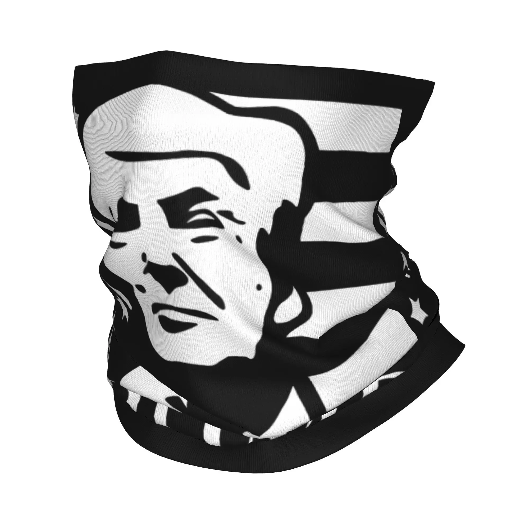 Custom Donald Trump Fight Hot Bandana Neck Gaiter Windproof Face Scarf Cover Men Women  Headwear Tube Balaclava