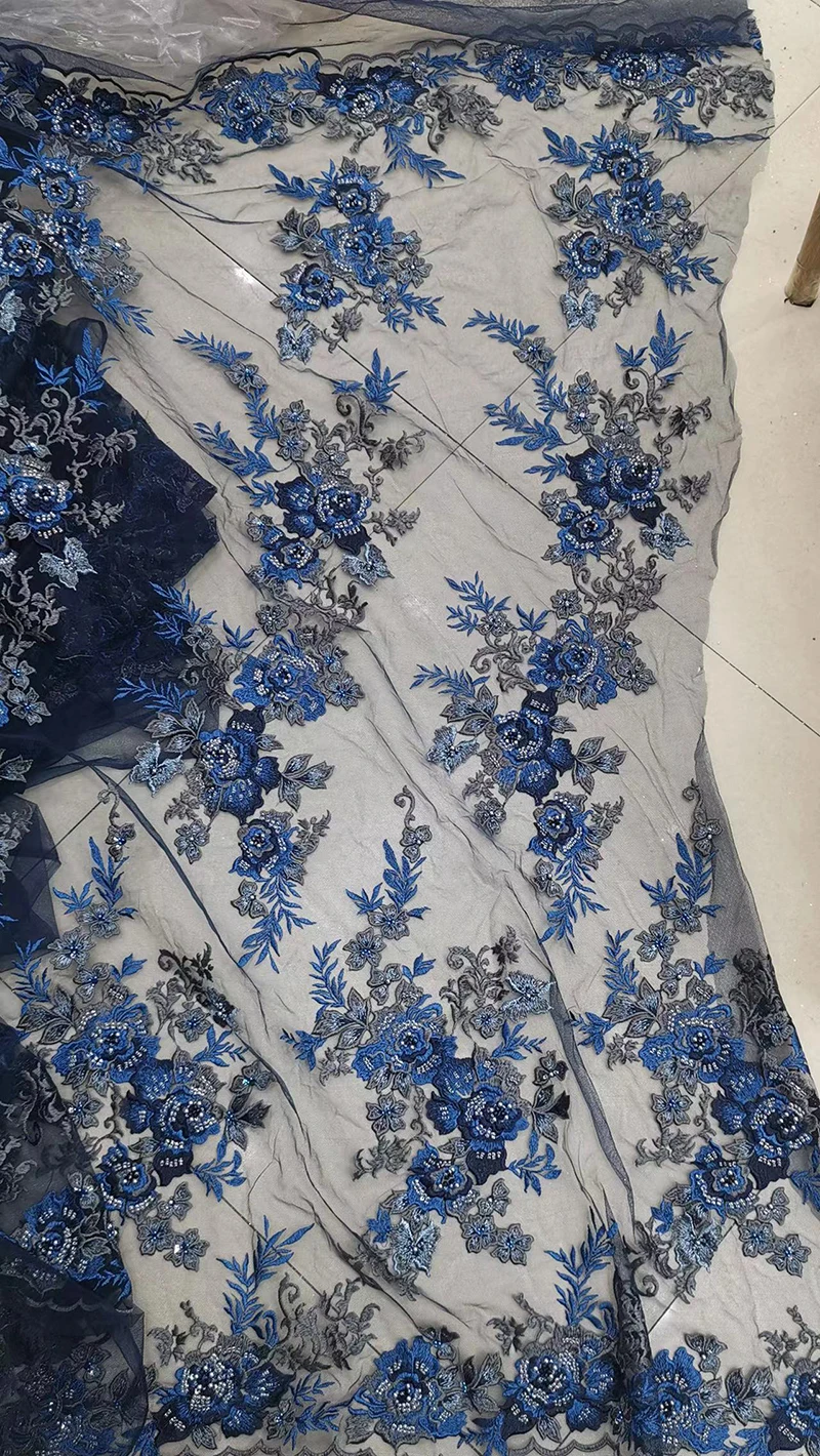 

Новые изысканные графические блестки + кружево из бисера, высококачественные вечерние платья / 5 ярдов