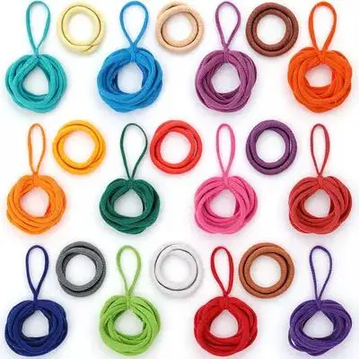 

192Pcs Pot Holder Loom Refill Acrylic Non-Break Elastic Loom Bands Vibrant Colors for DIY Arts and Crafts