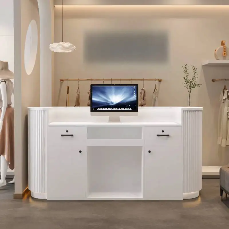 Restaurant Office Reception Desks Modern Hotels Cashier Church Reception Desks Counter Cashier Mostrador Recepcion Furniture 4