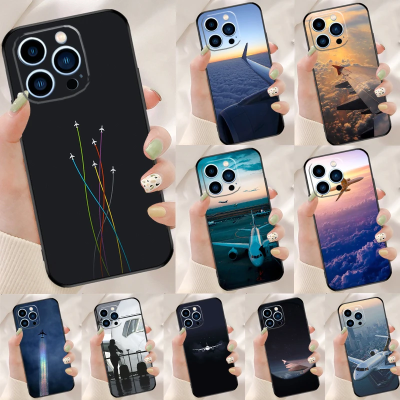 حافظة لهاتف آيفون 16 برو ماكس 11 12 13 Mini 14 15 Pro Max 16 Plus XR 16e غطاء خلفي للهاتف