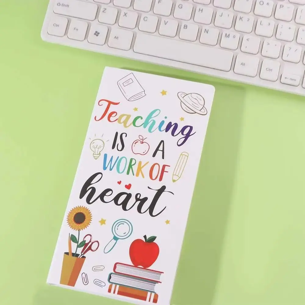 Shaped Sticky Notes Teacher Sticky Notes Repositionable Cartoon Pattern Cartoon Memo Notes English Text Removable Adhesive