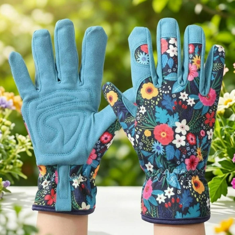 قفازات حدائق قطنية بوليستر قاب - مراجعة Garden Gloves Thorn Proof وسعره