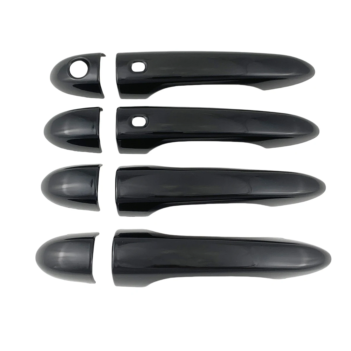 Gloss Black Car Decoration Door Handle Cover Trim Paste Style For Maserati Levante 2016 2017 2018 Ghibli 2014-2018 Quattroporte