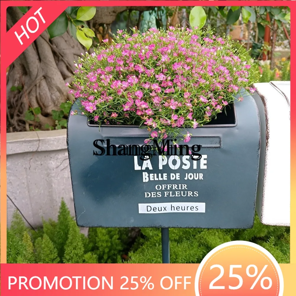 

SM Premium Villa Garden Landscape Floor Insert Mailbox Pot Famous Official Balcony Decorative Flower Insert Pot