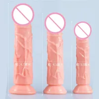 Skin Color Soft Silicone Realistic Dildo With Powerful Suction Cup Female Masturbator G Spot Stimulate Toys For Woman XXS-L 2# - Image 3