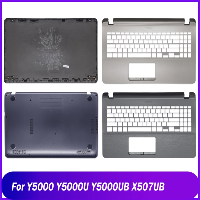 

Новая задняя крышка для ноутбука ASUS Y5000 Y5000U Y5000UB X507UB, задняя крышка ЖК-дисплея, Упор для рук, Верхняя Нижняя основание, фотоэлементы, Сменные петли