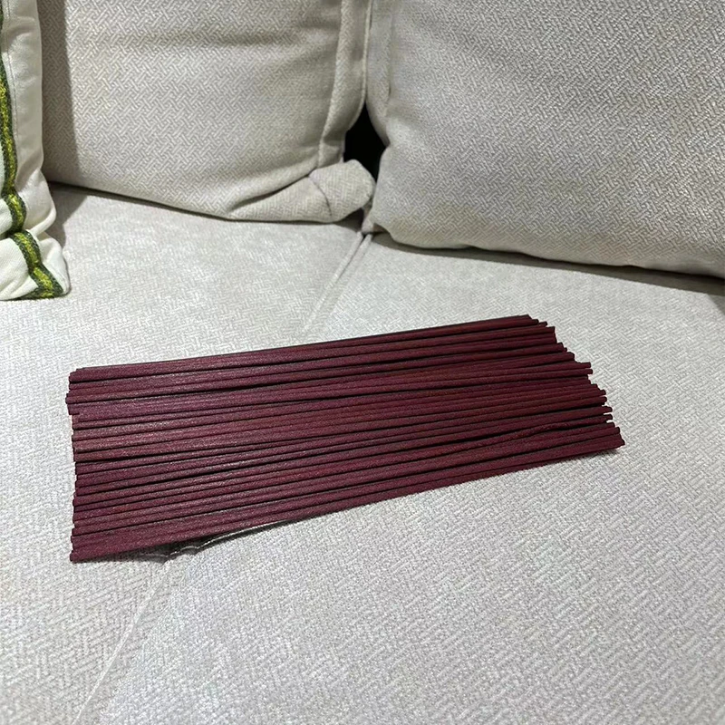 100pcs L25cm D3mm Wine Red Reed Diffuser Replacement Sticks Synthetic Fibre Rod Rattan Aromatherapy Diffuser Accessories