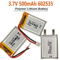 602535 3.7V 500mAh Rechargeable Lithium Polymer Li-Po Batteries for MP3 MP4 MP5 GPS Toy DIY DVD Smart Lock Speaker