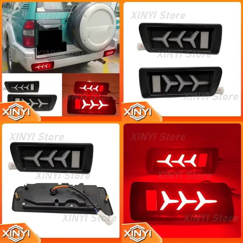 1 Pair 2X Rear Bumper Light Brake Light for Toyota Prado LC90 LC95 3400 1996-2003