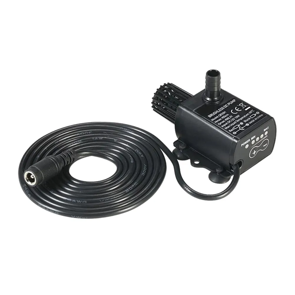 

12V Miniature Brushless Dc Water Pump High Efficiency Submersible Fountain Pump for Aquarium Fish Tank Pond Garden Computer