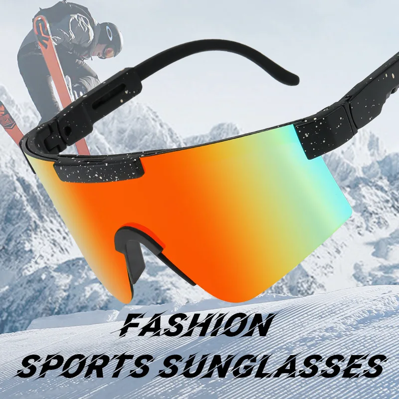 

Riding Goggles Bicycle Glasses Large Frame Dazzling Color TR Electroplating True Film Sunglasses Sports Sunglasses Car Sunvisors