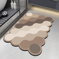 Luxury Diatomite Bathroom Shower Bath Mat Absorbent Foot Mats Non-slip Quick Dry Toilet Rugs Carpet Doormat Washable