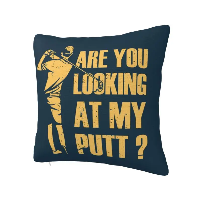 Modern Funny Golf Quote Throw Pillow Case Decoration 3D Printing Sofa Cushion Cover Polyester Cozy Pillowslip Dakimakura