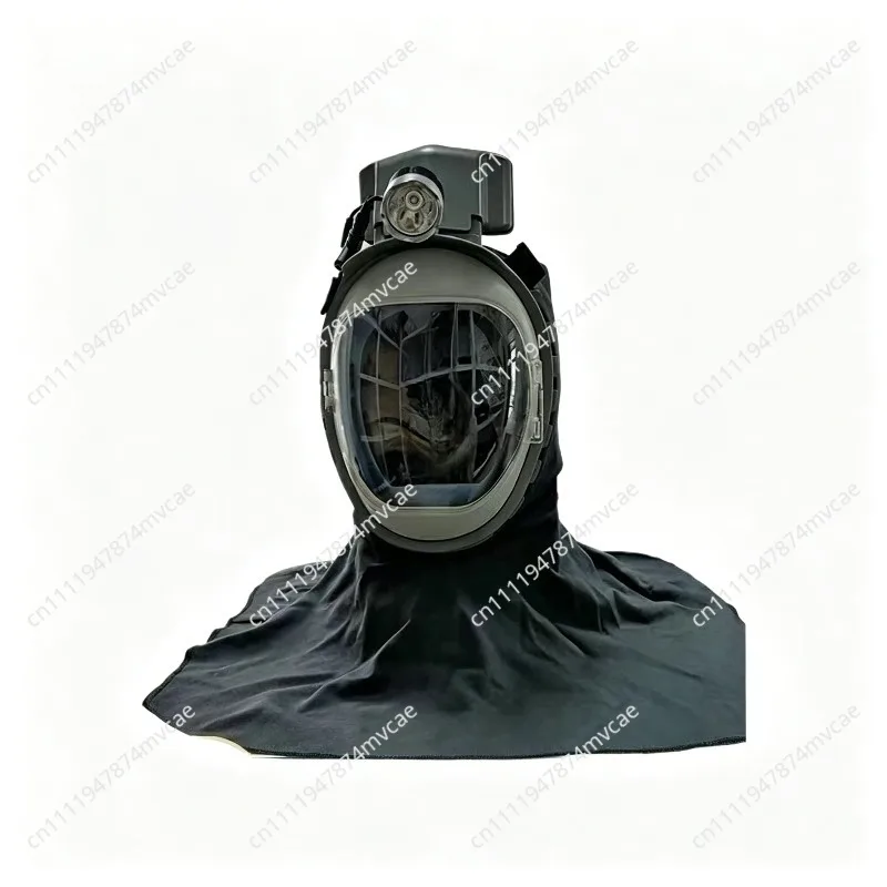 Harvester Anti Dust Hat with Electric Fan System for Combine Driver Face Mask and Shoulder Protection