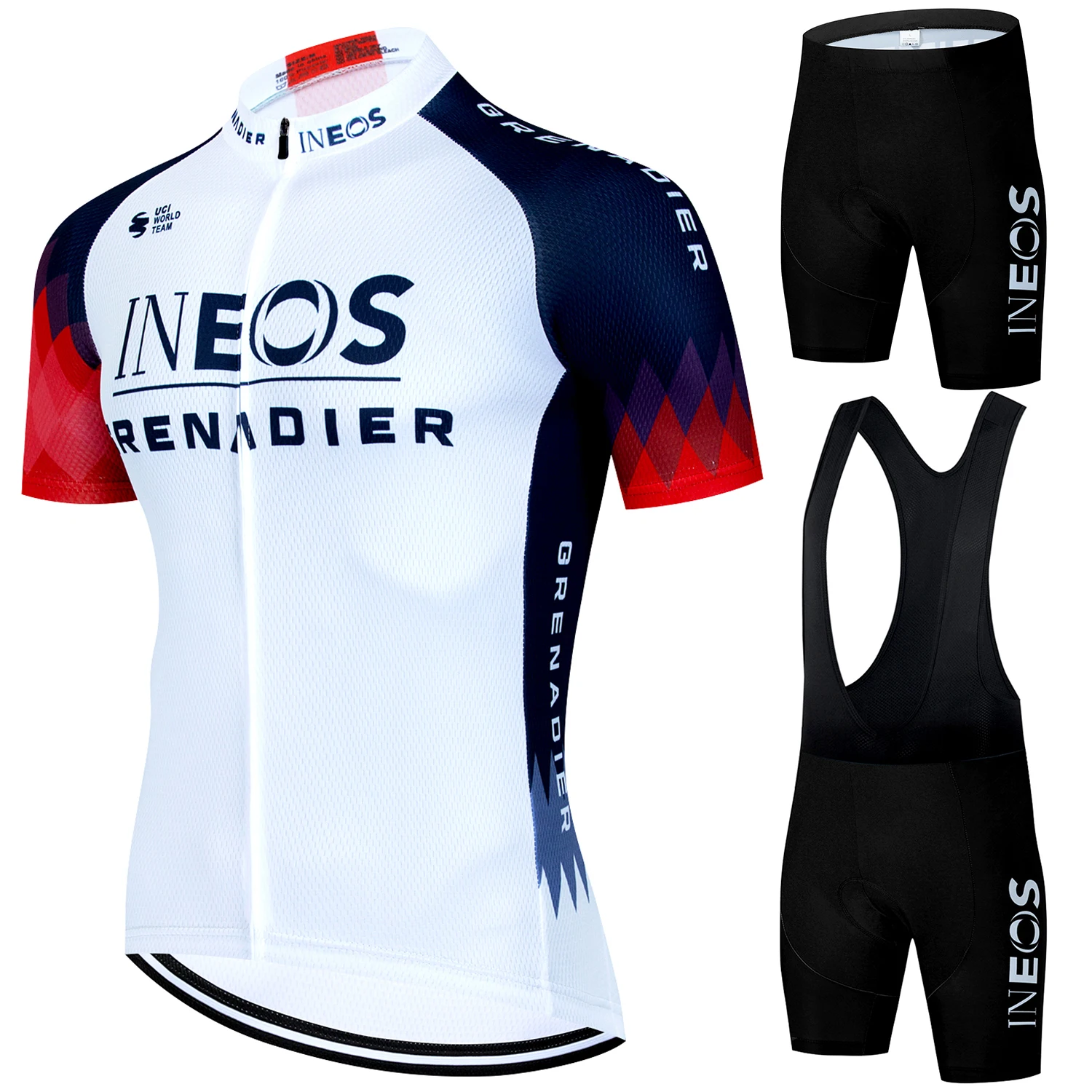 INEOS Cycling Clothes Mtb Male Clothing Equipment Man Professional Shirt Shorts Men Jumper Summer Bike Jersey Bib Men\'s Tricuta