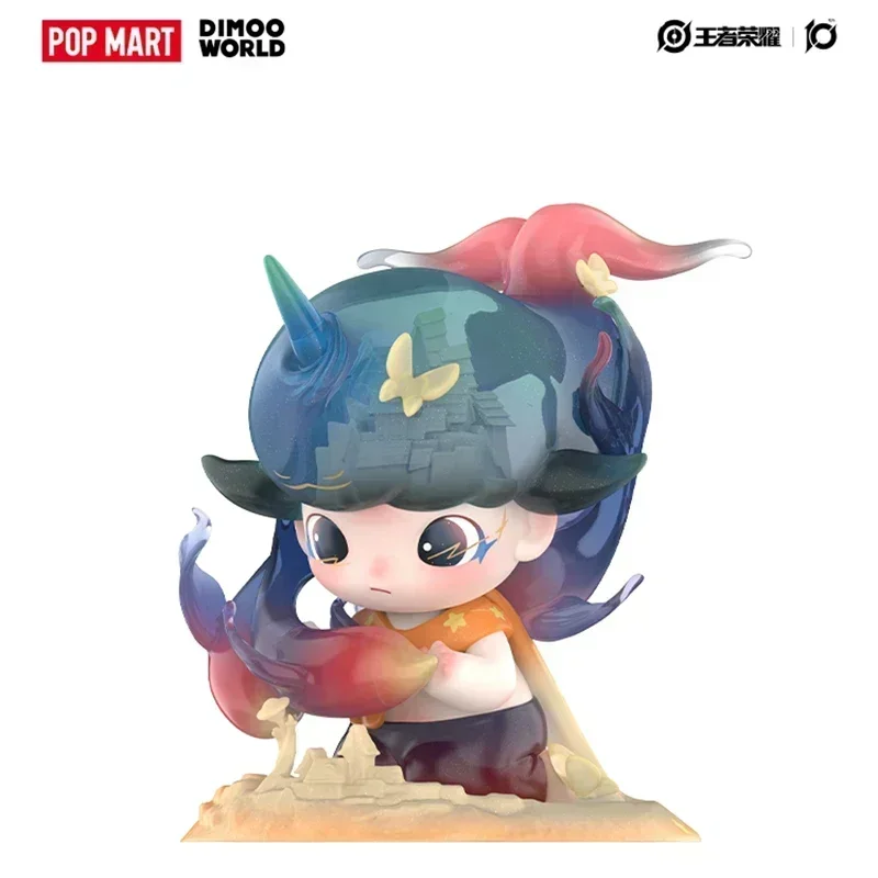 POP MART Dimoo World X Honor of Kings 10th Anniversary Blind Box Śliczny model dekoracyjny na biurko, prezent dla dziewczynek